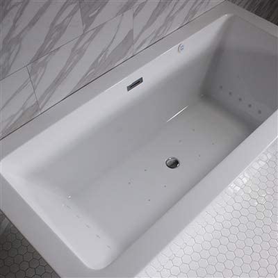 Air jetted heated soaking tub